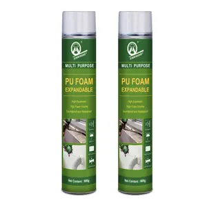 MH PU โฟม 750 มล. ขายร้อน Gap Filler ปิดเซลล์ขยายโพลียูรีเทน Pu โฟมฉนวนสเปรย์สําหรับบรรจุก่อสร้าง