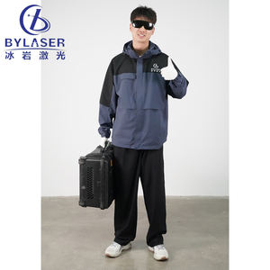 Bing Yanレーザー洗浄機パルプ除去機ラストファイバーレーザー洗浄機壁落書き洗浄機 - Product Image 3