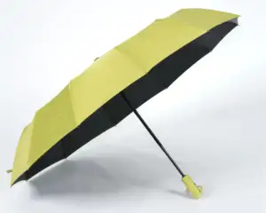 3折伞12肋便携式促销亚马逊畅销带标志自动开伞