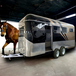 Remolque para Caballos con Capacidad para 3 Caballos, Estándar Europeo OEM, con Certificación CE, Remolques para Caballos Personalizados, Remolque Tipo Cámper con Zona de Estancia - Product Image 1