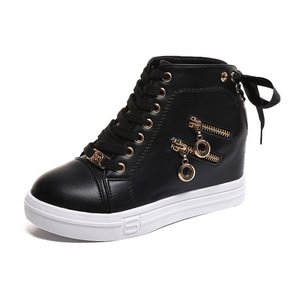 Zapatos de Plataforma con Cordones y Cierre de Cremallera, Estilo Coreano, Impermeables, con Suela de Goma, Cálidos y Casuales para Mujer - Product Image 5