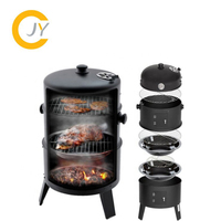 Cylindre pour barbecue, pour bbq, au charbon de bois, rose