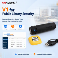 Perangkat Patroli RFID V1 untuk Perpustakaan Umum Pembaca Rondaan Pengaman yang Hemat Biaya untuk Keamanan Fasilitas