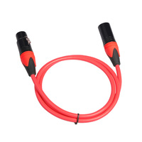 Tête en alliage de zinc avec placage argenté, mélangeur à aiguilles plaqué argent, microphone capacitif, câble RCA XLR équilibré mâle-femelle