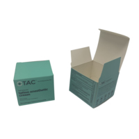 Fabricant d'emballages de produits personnalisés Boîte de papier imprimée pliable pour la crème du visage pour les soins de la peau Boîte cosmétique personnalisée