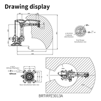 Bras de robot de manutention et de palettisation Brent, robot industriel à six axes pour le moulage par injection et l'estampage