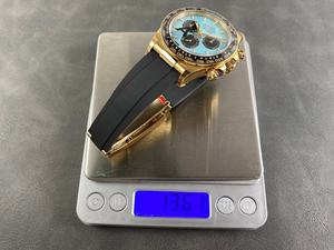 Reloj Mecánico de Buceo de Lujo de la Mejor Calidad, 40 mm, Fábrica VS V2, Acero 904L, Movimiento 4131, 126518, Peso 136 g, Reloj Cronógrafo Dorado - Product Image 3