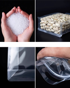 Pochette transparente octogonale en BOPP avec poignée et fermeture éclair, <span class=keywords><strong>emballage</strong></span> <span class=keywords><strong>alimentaire</strong></span> pratique pour le riz et autres produits scellés octogonaux - Product Image 4