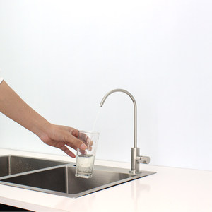 <span class=keywords><strong>DOGO</strong></span> 1/4 pulgadas de acero inoxidable cepillado plata purificación grifo purificador filtro grifo para el hogar Cocina grifo - Product Image 2