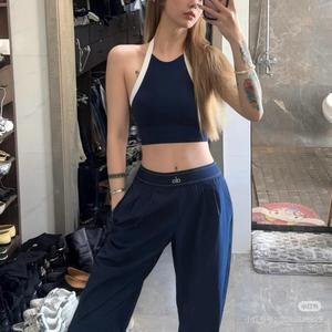 Pantalon de survêtement ample AL0 pour <span class=keywords><strong>femme</strong></span>, pantalon large, vêtements <span class=keywords><strong>d</strong></span>'<span class=keywords><strong>été</strong></span>, ensemble de survêtement pour <span class=keywords><strong>femme</strong></span> - Product Image 2