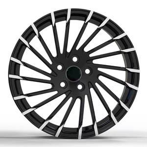 Nouvelles jantes en alliage d'aluminium forgé à rayons multiples, noir brillant, 18-22 pouces, 5x114.3, pour voitures de tourisme 19, 20, 21 - Product Image 4