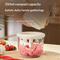 Mini hachoir électrique pour légumes, hachoir à ail, broyeur, moulin à gingembre et à viande rechargeable par USB, robot culinaire, gadget de cuisine