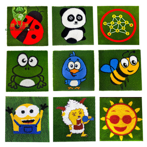 Gazon artificiel écologique piste arc-en-ciel aire de jeux pour enfants maternelle tapis de sol personnalisé tapis de <span class=keywords><strong>puzzle</strong></span> numéro tapis de jeu - Product Image 2