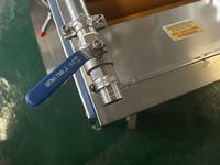 Industriële voedselverwerkingsborstelwasmachine van roestvrij staal voor het reinigen van groenten en fruit