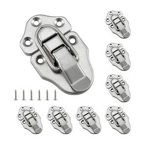 HM3114 डक बिल्ट हैस्प लैच चेस्ट लैच टॉगल हैस्प लैच ज्वेलरी बॉक्स साधारण बॉक्स लकड़ी के लिए स्क्रू के साथ - Product Image 1