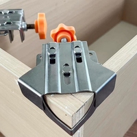 Pince d'angle à extrémité fermée en acier inoxydable à poignée unique réglable, outil de serrage pour le travail du bois industriel et bricolage, pince à angle droit OEM/ODM