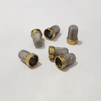 Micro-filtre universel en maille de fil métallique tissé en acier inoxydable avec bordure en laiton de 6,08 mm pour panier de filtre d'injecteur de carburant