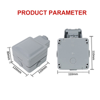 Boîte à prises et interrupteurs étanche Benou Electric BE21 1 poste 16A 250V CE