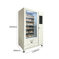 Distributeur automatique de boîtes mystères à 60 canaux avec écran tactile et système de levage pour marchandises d'anime et jouets, idéal pour les magasins de boîtes mystères