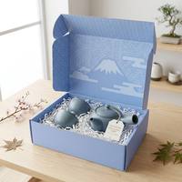 Boîte d'emballage pour colis de grande taille, en carton ondulé blanc recyclable, forme oblongue, conforme à la norme FEFCO 0427, pour la livraison et le shopping