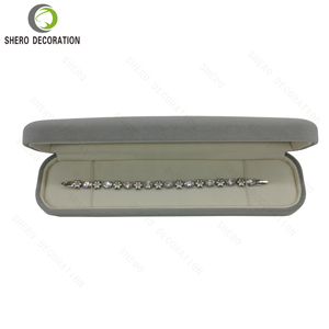 Estuche de Joyería de Lujo en Oferta, Caja de Regalo para Colgantes, Pendientes, Pulseras, Anillos y Collares, Caja de Joyería de Terciopelo Azul para Bodas - Product Image 4