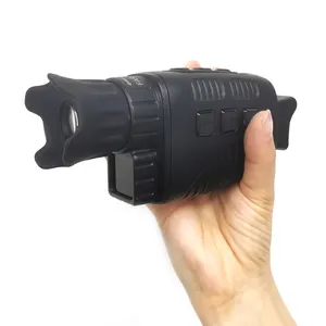 Monocular de visión diurna y nocturna infrarroja de larga distancia, fácil de operar, vídeo HD y foto para caza