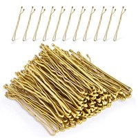Vente en gros d'épingles à cheveux en métal noir et blond, épingles en U pour filles, accessoires pour la décoration des cheveux