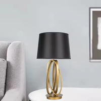 Lampe de table LED de luxe en métal doré, design moderne, pour salon, bureau, lecture, décoration de librairie, style hôtelier et résidentiel, par TOGETHER