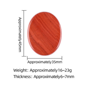 Pietra runica ovale creativa a doppio <span class=keywords><strong>piano</strong></span> da 35*45 mm con tecnica di levigatura e lucidatura - Product Image 3