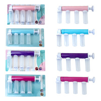 Ensemble de pulvérisateurs pour la décoration de gâteaux, tubes en plastique pour glaçage de gâteaux mousse avec embout fin pour le glaçage, le sucre en poudre et les pépites