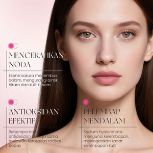 เซรั่มบำรุงผิวหน้า KORMESIC ได้รับการรับรองจาก Bpom ขนาด 20 มล. ช่วยเพิ่มความชุ่มชื้น ต่อต้านอนุมูลอิสระ สารสกัดจากซากุระญี่ปุ่น ช่วยให้ผิวกระจ่างใสและต่อต้านอนุมูลอิสระ - Product Image 2