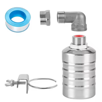 Vanne de régulation de niveau d'eau manuelle et automatique en acier inoxydable HY