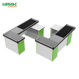 Highbright HBE-CC-01 High Quality Fashionable High Definition Screen Automatic Moving Belt Self Checkout <b>Counter</b> - Product Image 1