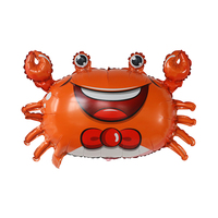 Ballons en forme de gros animaux marins de dessin animé, crabe, requin, poisson, ballons en feuille gonflables pour les enfants, jouets, décoration de fête d'anniversaire