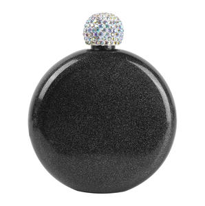 Mini-flasque à <span class=keywords><strong>whisky</strong></span> portable en acier inoxydable de 5 oz, durable et écologique, avec enveloppe en cuir, pour le transport sur la hanche - Product Image 1