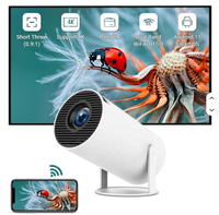 Projecteur intelligent Android HY300PRO+ HD pour cinéma maison, projecteur portable pour téléphone, mini-projecteur extérieur