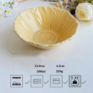 American Style Hand Painted Flower Decor Eco-Friendly Customized Pattern Engraving Technique Ceramic <b>Dinnerware</b> Sets Home Plates - Product Image 6