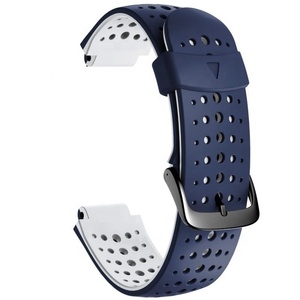 Correa de <span class=keywords><strong>reloj</strong></span> de goma de silicona de doble color de suministro directo de fábrica <span class=keywords><strong>para</strong></span> modelos <span class=keywords><strong>Garmin</strong></span> Forerunner 220 230 <span class=keywords><strong>235</strong></span> 620 630 735 - Product Image 3