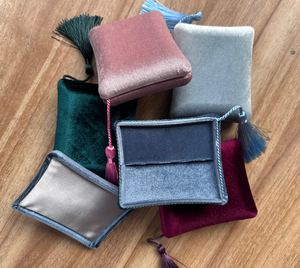 Eco Friendly Recyclable Handmade Elegant Paper Rectangle Jewelry Packaging Display <b>Box</b> with Tassel Detail - Product Image 1