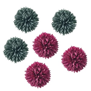 Tête de fleur de pissenlit artificielle Ta Yun, gris vert, rose rouge, violet, en tissu tissé, réaliste, pour décoration de mariage et de maison - Product Image 5
