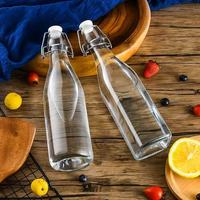 Bouteille de boisson en verre artisanale, anti-fuite, réutilisable, 250 ml, 500 ml, pour les voyages