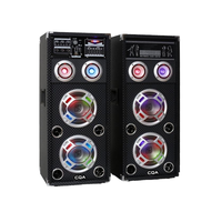 Système de sonorisation PA pour DJ, karaoké, ensemble d'enceintes multimédias actives avec télécommande, micro intégré pour téléphone portable et ordinateur