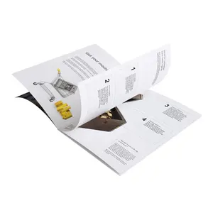 Flexography A5 Cardboard Brochure Holder Folded Leaflets