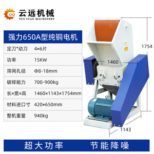 Customized Large Diameter Plastic Industrial Powerful Crusher Water Mouth Material Fruit Basket Large Beater - Product Image 3