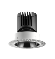 Plafonnier LED encastré anti-éblouissement 15W COB en aluminium réglable IP54 220V 500lm dimmable pour éclairage intérieur de bureau