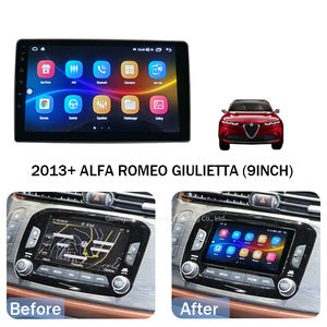 Lecteur de CD de voiture Lecteur <span class=keywords><strong>DVD</strong></span> de voiture Cadre 10.1 pouces pour ALFA ROMEO GIULIETTA 159 Housses de voiture Noir Android - Product Image 3