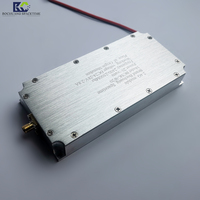 Amplifier RF komunikasi Bluetooth WiFi 20 watt 43dbm daya tinggi GAN transistor modul interfensi transmisi gambar drone