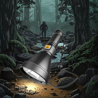 Torche LED haute puissance directe d'usine 26650/18650 XHP90 IP68 USB pratique amphibie plongée en plein air en alliage d'aluminium