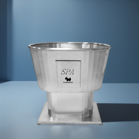 Nouveauté conçu Salon de toilettage à l'intérieur en acier inoxydable eau pour animaux de compagnie Spa bulle chien baignoire baignoires baignoire