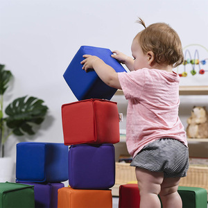 Blocs de construction en mousse souple, colorés, grande taille, pour le jeu et l'apprentissage des enfants, ensemble de 38 pièces, sûrs, non toxiques, utilisables en intérieur et en extérieur - Product Image 2